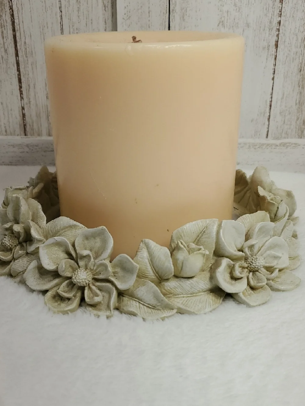 Magnolia Resin Decorative Candle Holder Flower Dish